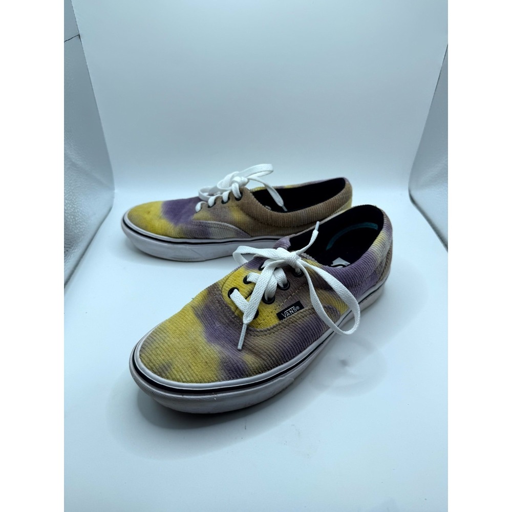 VANS ComfyCush Era Blotched‎ Women 6.5 Sneaker Purple Yellow Skateboard Shoes